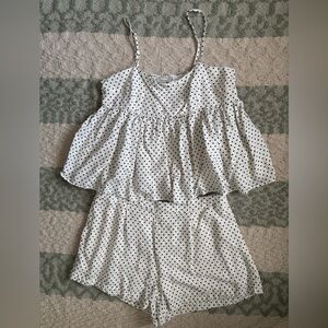 Kate Spade Black and White Polka set